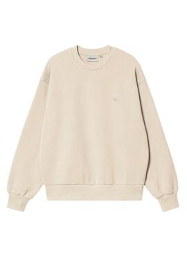 Sweatshirt Carhartt Casey beige für Damen