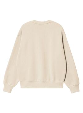 Sweatshirt Carhartt Casey beige für Damen