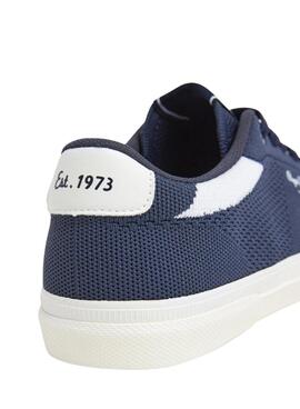 Turnschuhe Pepe Jeans Kenton Knit Marineblau für Herren