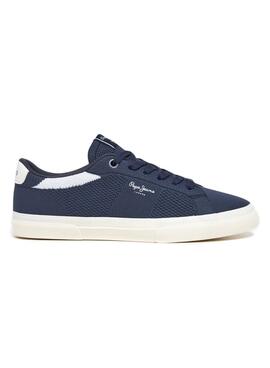 Turnschuhe Pepe Jeans Kenton Knit Marineblau für Herren