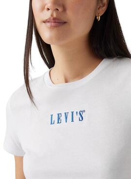 Levi's Das Perfekte Tee Serif weißes T-Shirt für Damen