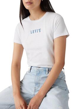 Levi's Das Perfekte Tee Serif weißes T-Shirt für Damen