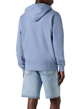 Levis Zip Up Kapuzenpullover für Herren in Blau.