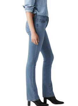 Damen Levi's 315 Shaping Bootcut Blue Jeanshose