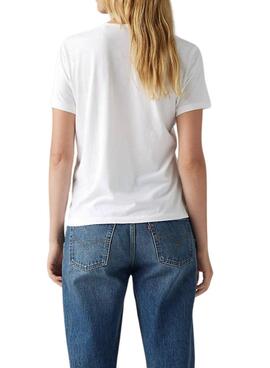 Levi's Graphic Iconic Tee weißes T-Shirt für Damen