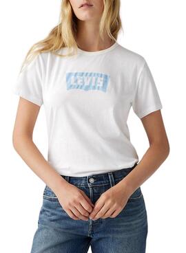 Levi's Graphic Iconic Tee weißes T-Shirt für Damen