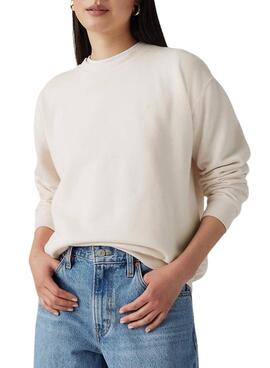 Levi's Everyday Sweatshirt in Weiß für Damen.