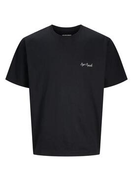 T-Shirt Jack and Jones Islington schwarz für Herren