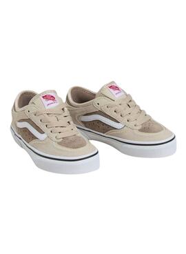 Turnschuhe Vans Rowley Classic in Braun für Kinder.