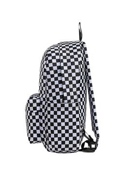 Rucksack Vans Old Skool Grom Check Schwarz für Kinder