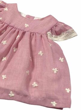 Kleid Mayoral mit rosa bestickter Babyhose