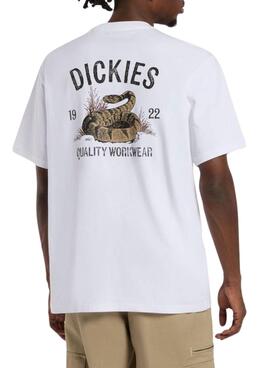 T-Shirt Dickies Snake in Weiß für Herren