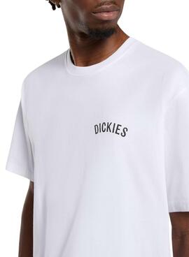 T-Shirt Dickies Snake in Weiß für Herren