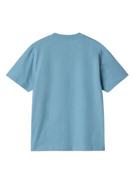 T-shirt Carhartt Script blau für Damen