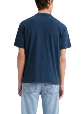 T-shirt Levis Red Tab Vintage Marine für Herren.