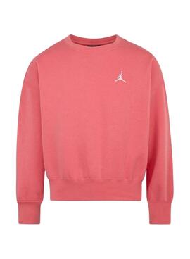 Sweatshirt Jordan Brooklyn Essential rosa für Mädchen.