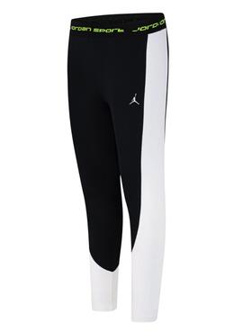 Leggings Jordan Sport Dri-Fit in Schwarz für Mädchen.