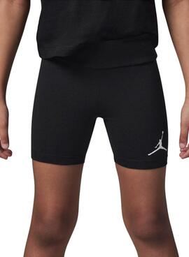 Shorts Jordan Essential Bike schwarz für Mädchen.