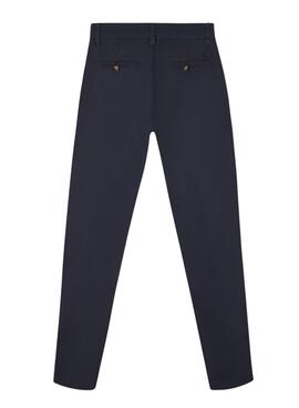 Chinesische Hose Silbon Sport in Marineblau für Herren.