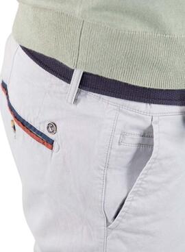 Hose Chino Die Gans Grau Basic für Herren