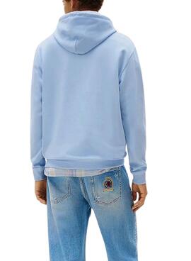 Sweatshirt Tommy Jeans Entry blau für Herren
