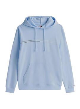 Sweatshirt Tommy Jeans Entry blau für Herren
