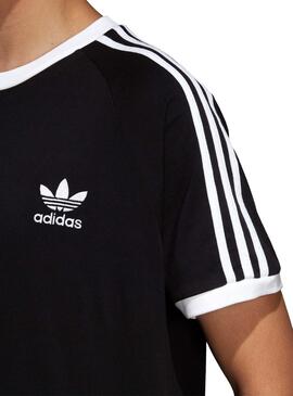 T-Shirt Adidas 3 Stripes Schwarz Für Herren