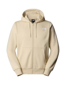 Hoodie The North Face Simple Dome Full Zip in beige für Herren.