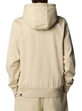 Hoodie The North Face Simple Dome Full Zip in beige für Herren.