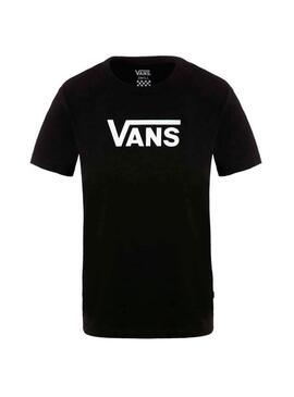 T-Shirt Vans Flying Black Damen