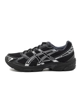 Laufschuhe  Asics GEL-1130 Herren  in Schwarz und Silber.