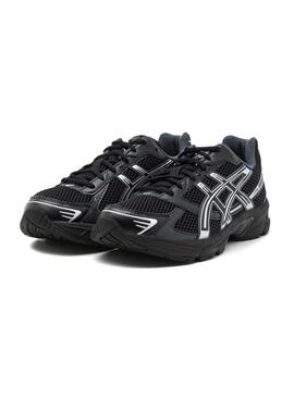 Laufschuhe  Asics GEL-1130 Herren  in Schwarz und Silber.