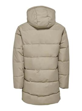 Jacke Gepolsterte  Only and Sons Carl in Beige für Herren.