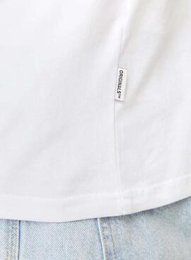 T-Shirt Jack and Jones Portland weiß für Männer