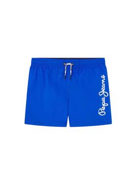 Badehose Pepe Jeans  mit blauem Logo für Jungen