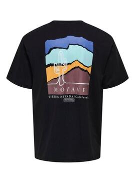 T-Shirt Only and Sons Keane Schwarz für Herren