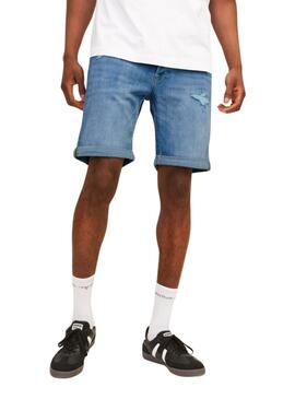 Bermudas Jack and Jones Rick blau für Herren