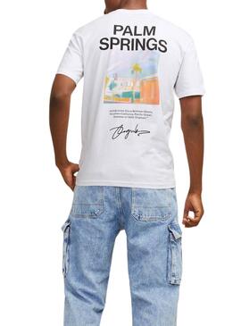 T-Shirt Jack and Jones Raruba weiß für Männer