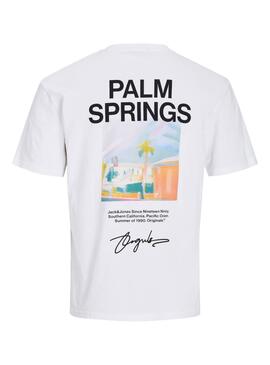 T-Shirt Jack and Jones Raruba weiß für Männer