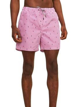 Badehose Jack und Jones Fiji Rot für Männer