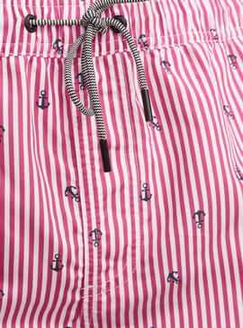 Badehose Jack und Jones Fiji Rot für Männer