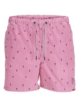 Badehose Jack und Jones Fiji Rot für Männer