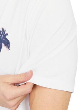 T-Shirt Jack and Jones Summer in Weiß für Männer.