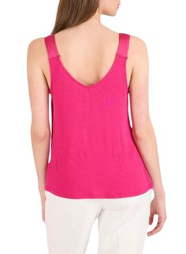 T-Shirt Naf Naf Sofia rosa für Frauen