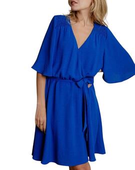 Kleid Naf Naf Cristina in Blau für Frauen.