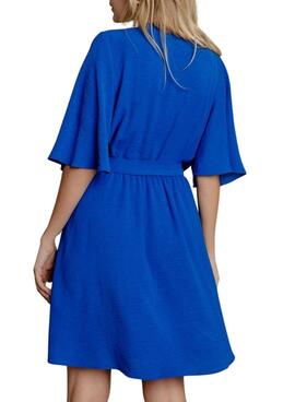 Kleid Naf Naf Cristina in Blau für Frauen.