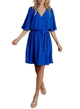 Kleid Naf Naf Cristina in Blau für Frauen.