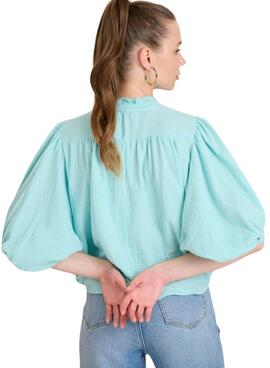 Bluse Naf Naf Barbula in Grün für Damen