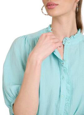 Bluse Naf Naf Barbula in Grün für Damen