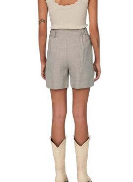 Kurze Hose Nur Linda beige für Damen